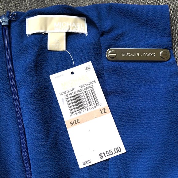 NWT MICHAEL KORS Ring Belt JUMPSUIT Women's sz 12 - Picture 7 of 8